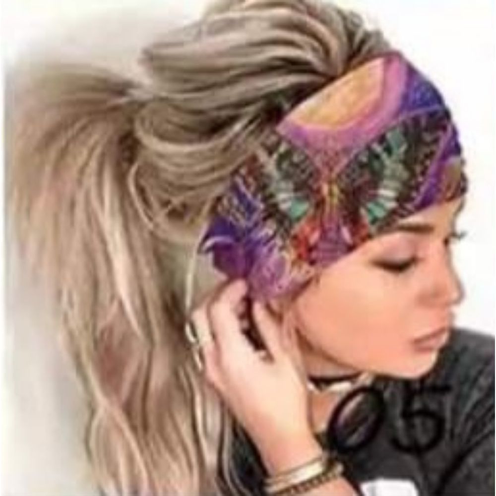 NEW ONE PIECE BOHO BUTTERFLY HEAD WRAP